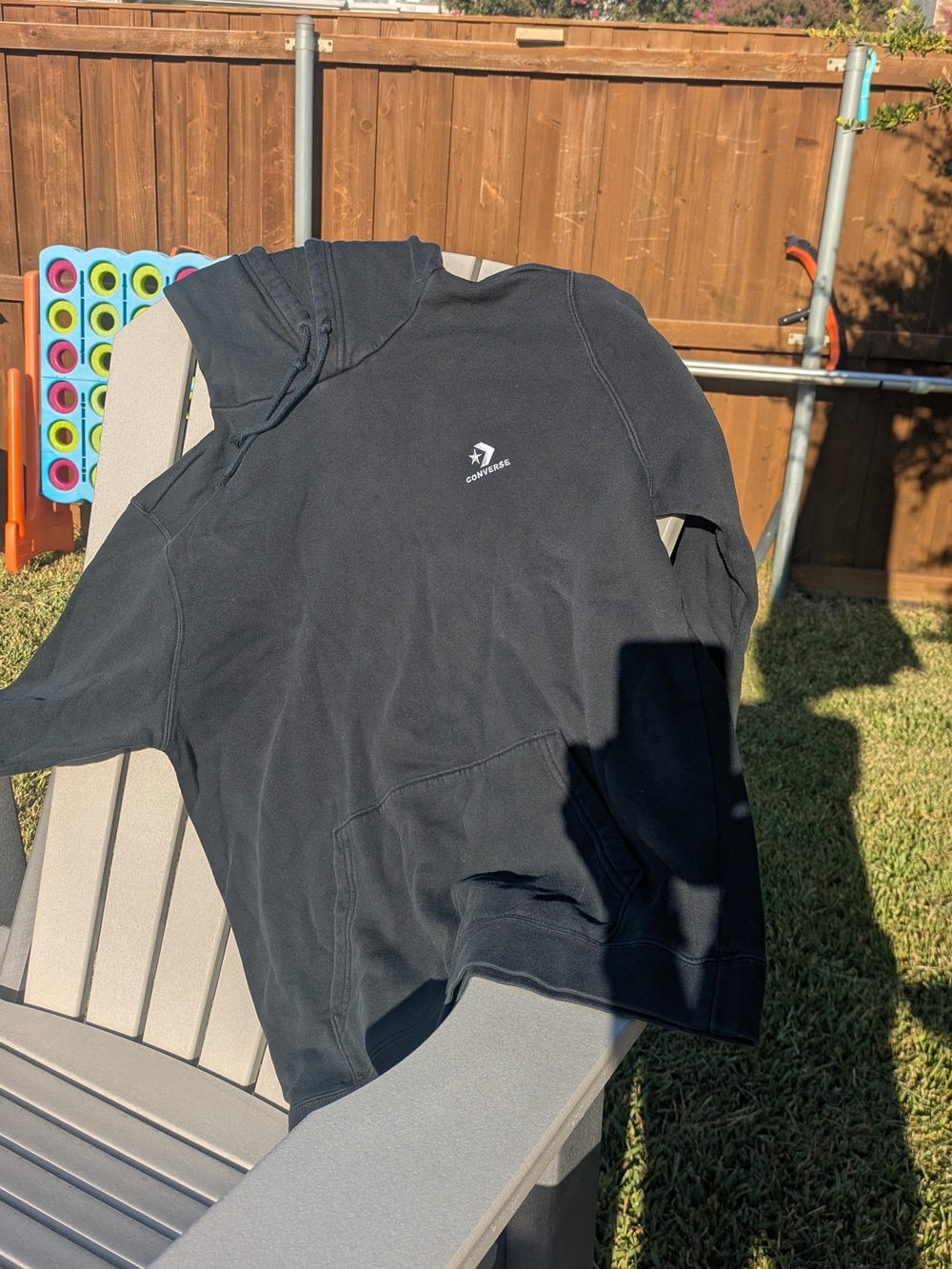 Converse  Black Pullover Hoodie & Sweatpants
